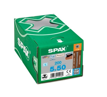 SPAX Terrassenschrauben 5x50 Edelstahl A2