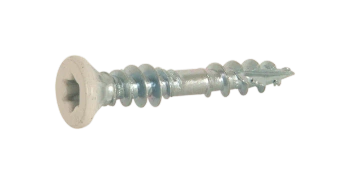 ESSVE Holzschrauben für Möbel Korpus und Innenausbau 4,2 x 28 mm Weiß 250 St.