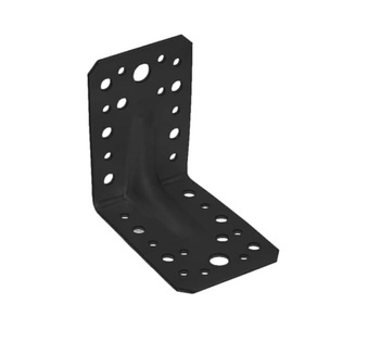 KP1C Winkelverbinder 90x90x65x2,5 Schwarz