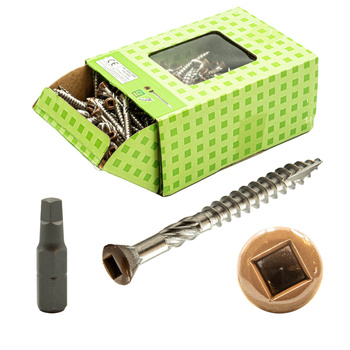 Terrassenschrauben mit BIT 5x50