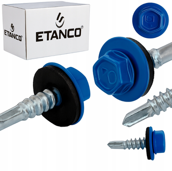 ETANCO GT5 Bohrschrauben Metall - Metall 5,5 x 25 mm RAL 5010 250 Stk.