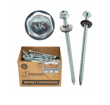 MAG KRAK Selbstbohrschrauben Trapezblechschrauben verzinkt 4,8 x 70 mm 100 Stk.