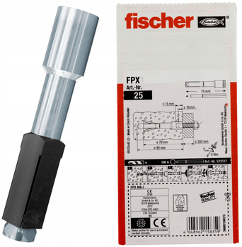 fischer FPX-I M6 Innengewindeanker für Porenbeton Stahl verzinkt 25 Stück