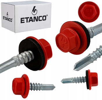 ETANCO GT5 Bohrschrauben Metall - Metall 5,5 x 25 mm RAL 3000 250 Stk.