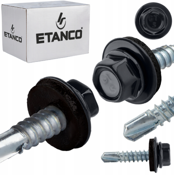 ETANCO GT5 Bohrschrauben Metall - Metall 5,5 x 25 mm RAL 7016 250 Stk.