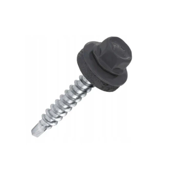 KLIMAS WSS Selbstbohrschrauben für Blech Metall RAL 7024 Graphitgrau 5,5 x 32 mm 250 Stk.