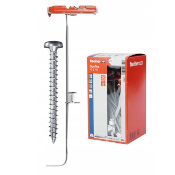 Fischer DUOTEC 10  S PH Nylon-Kippdübel mit Schraube für Platten 25 St.