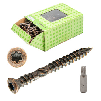 Terrassenschrauben mit BIT 5x50