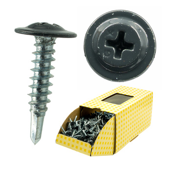 PGB-Fasteners Bohrschrauben Flachkopf 4,2x19 mm RAL 7016 Anthrazitgrau 1000 St.