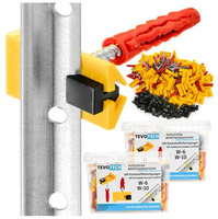 Schnellputzprofil Clips System 200 Stk. + Dübel