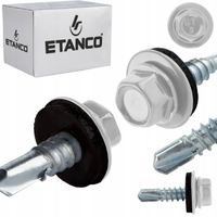 ETANCO GT5 Bohrschrauben Metall - Metall 5,5 x 32 mm RAL 9010 250 Stk.