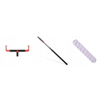 Blue Dolphin Serie 330 2x Schneller Malerset Farbrolle, Halter & Teleskopstange