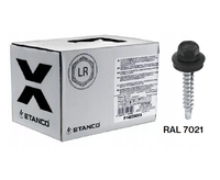 ETANCO Selbstbohrschrauben Trapezblechschrauben RAL 7021 4,8 x 50 mm 100 Stk.