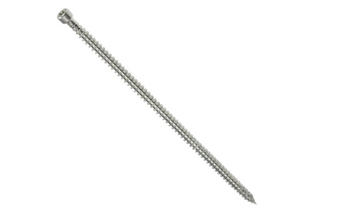 WKFC Vollgewinde-Konstruktionsschrauben mit Zylinderkopf Weiß 10x300