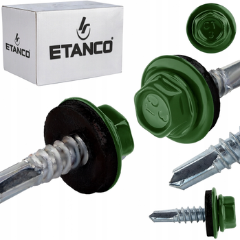 ETANCO GT5 Bohrschrauben Metall - Metall 5,5 x 25 mm RAL 6011 250 Stk.