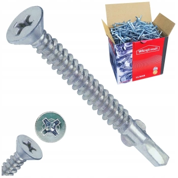 Klimas Flügelbohrschrauben Senkkopf für Holz 4,8 x 45 mm 250 St.