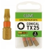 ESSVE XTR Hochwertige Schrauberbits für Profis Torx Bits TX25 25 mm