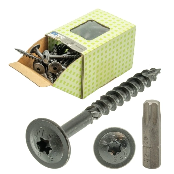 Tellerkopfschrauben mit BIT 8x140 - 50 St.