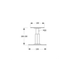 Pfosten-Basis-Stütze PR 100/100 ZNZ