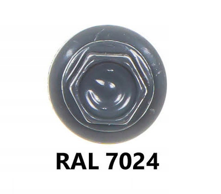 ETANCO Selbstbohrschrauben Trapezblechschrauben RAL 7024 4,8 x 50 mm 100 Stk.