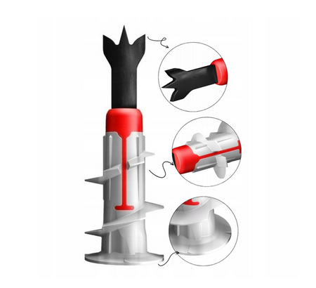 Fischer DUOBLADE S selbstbohrender Gipskartondübel mit Schraube 20 St.