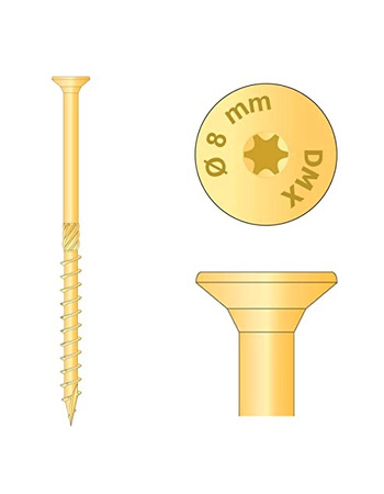 DOMAX Senkkopfschrauben 8x320