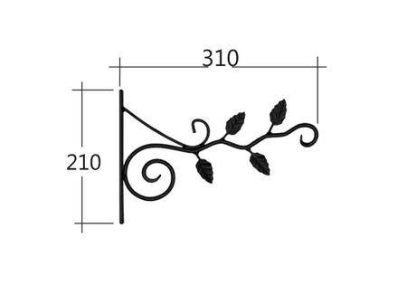 UK5 Halter für Blumenbeete Blätter