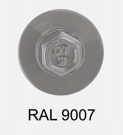 Etanco Sandwichplatten-Schrauben RAL 9007 Holz Beton 160 mm 100 St.