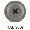 TANCO GM-S selbstschneidende Blechschrauben Flachkopf RAL 9007 Graualuminium 4,2 x 14 mm 250 Stk.