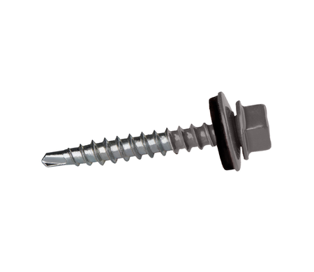 ETANCO Selbstbohrschrauben Trapezblechschrauben RAL 9007 4,8 x 20 mm 250 Stk.