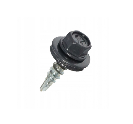 ETANCO Selbstbohrschrauben Trapezblechschrauben RAL 7016 4,8 x 35 mm 250 Stk.