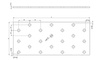 PP22 Lochplatte 400x140x2,0