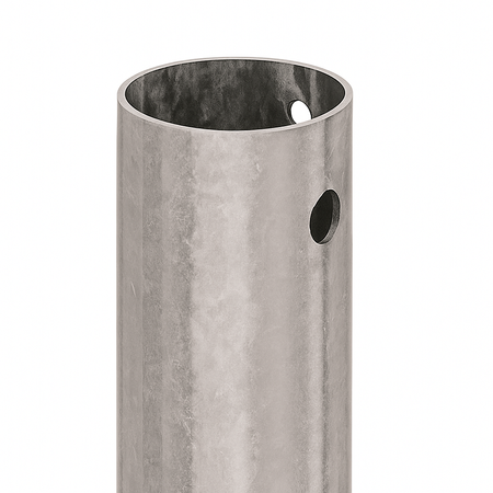 GRUNDLINE Pfostenträger 68x800x1,8 mm mit Klimas 3er-Set Schrauben 