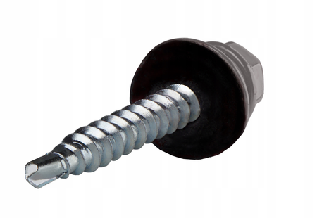 ETANCO Selbstbohrschrauben Trapezblechschrauben RAL 9007 4,8 x 100 mm 100 Stk.