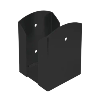 PSPW120 C Sockel  121x150x2,5 Schwarz