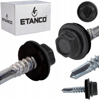 ETANCO GT5 Bohrschrauben Metall - Metall 5,5 x 25 mm RAL 7022 250 Stk.