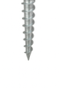GRUNDLINE Pfostenträger Ø 60 mm 60x550x1,7 mm mit Klimas 3er-Set Schrauben