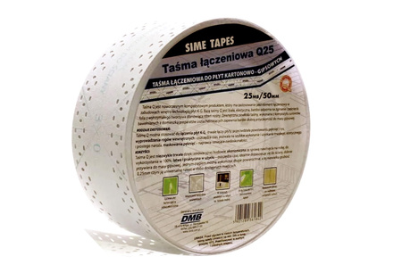SIME TAPES Q 25lfm/50mm Eckband