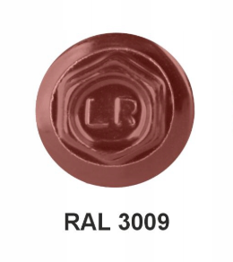 ETANCO Selbstbohrschrauben Trapezblechschrauben RAL 3009 4,8 x 60 mm 100 Stk.