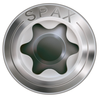 Spax Fassadenschraube Edelstahl A2 4,5 x 50 mm 500 Stk. Silber Henkelbox