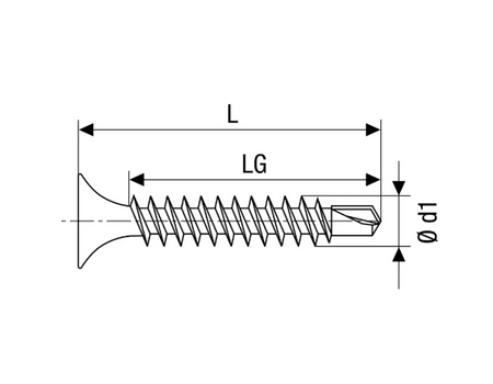 SPAX Trockenbauschrauben GIX-D 3,5x25 für verstärktes Metall