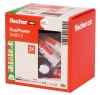 Fischer DUOPOWER 12x60 S Universaldübel Allzweckdübel mit Schraube 10 St.