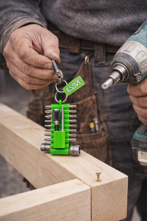 ESSVE Bits Kit ProPack 20-teiliges Bit-Set mit Bithalter & Karabiner-Gürtelclip
