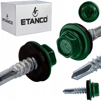 ETANCO GT5 Bohrschrauben Metall - Metall 5,5 x 25 mm RAL 6005 250 Stk.