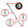 Tellerkopfschrauben mit BIT 6x100