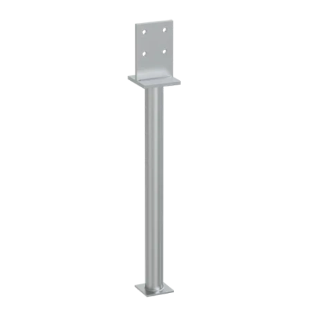 PSW 90 R500 Stützenfuß 90x641x130x8,0