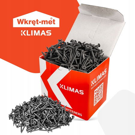 Klimas KSSG Gipskartonschrauben mit Bohrspitze 3,5 x 45 mm 500 St.