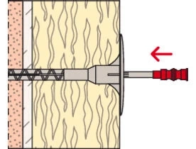 FISCHER TermoFix CN Dämmstoffdübel WDVS Schlagdübel mit Stahlnagel 8 x 195 mm
