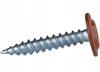 ETANCO GM-S selbstschneidende Blechschrauben Flachkopf RAL 8004 Kupferbraun 4,2 x 14 mm 250 Stk.