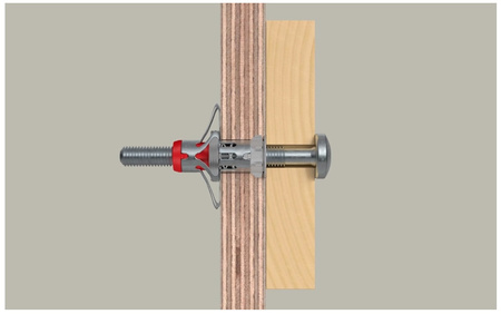 fischer Hohlraumdübel DuoHM 6 x 55 S PZ mit Schrauben 25 Stück